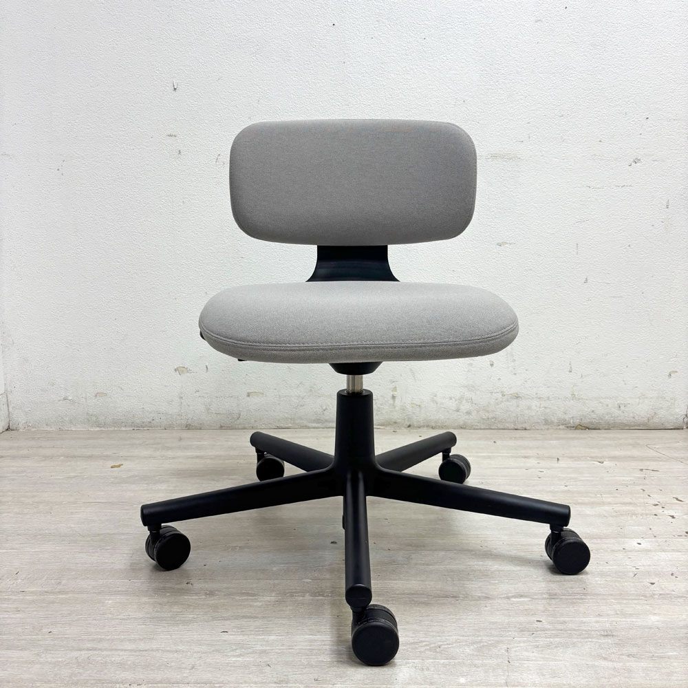 ヴィトラ vitra ルーキー Rookie デスクチェア キャスターチェア コンスタンチン・グルチッチ グレー系 ファブリッック 定価￥78,100- A ●