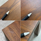 白川家具 Shirakawa ウォールナット無垢材 デスク＋ワゴンセット 2口電源 配線孔  飛騨家具 モダンデザイン ●