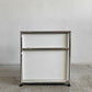 ユーエスエムハラー USM Haller モジュラーファニチャー Modular Furniture ハラーシステム デスクキャビネット 2ドロワー ピュアホワイト 鍵なし トレイ＆替えキャスター付 未使用保管品 〓