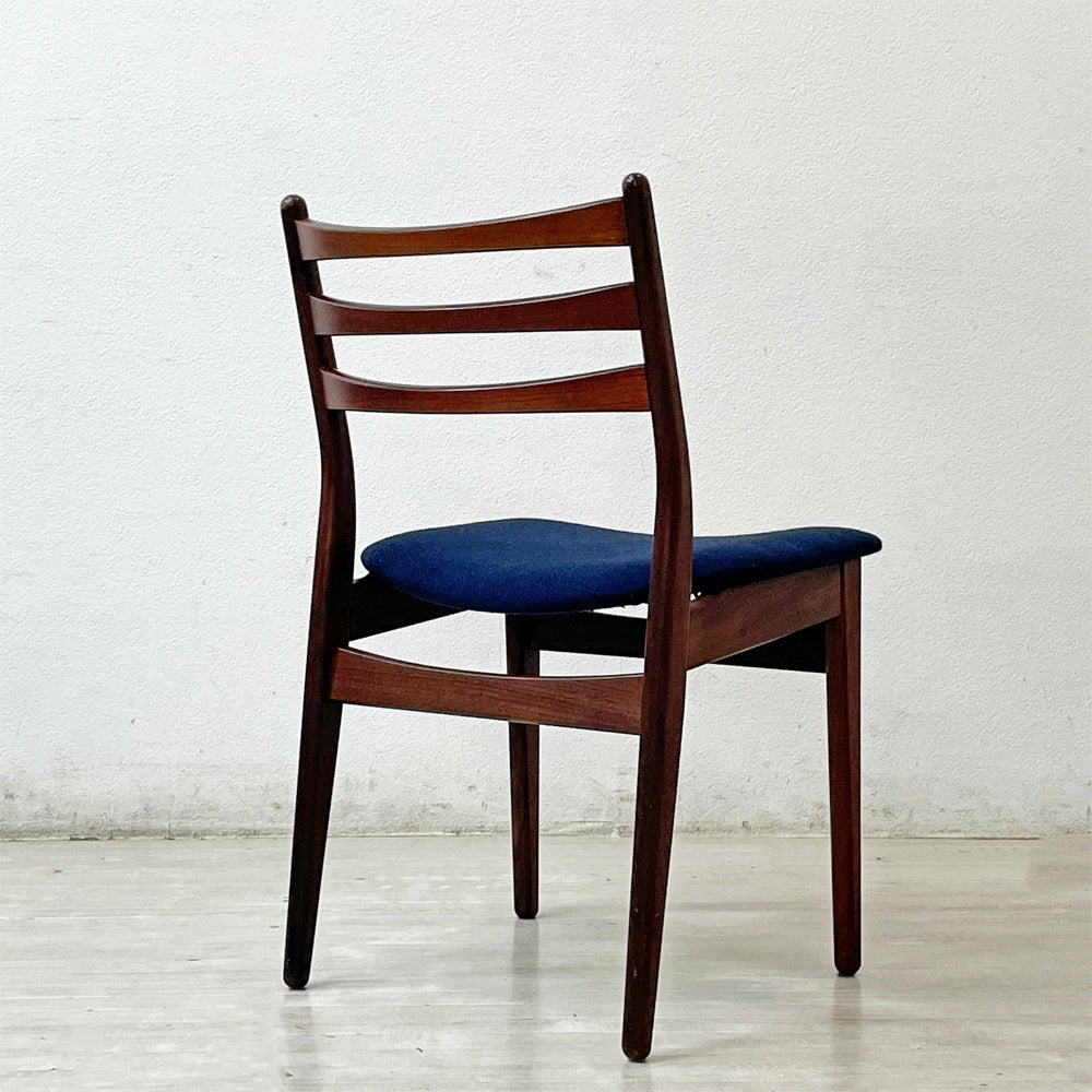 北欧ビンテージ Scandinavia Vintage ダイニングチェア 無垢材 ファブリック 北欧家具 モダンデザイン A ●
