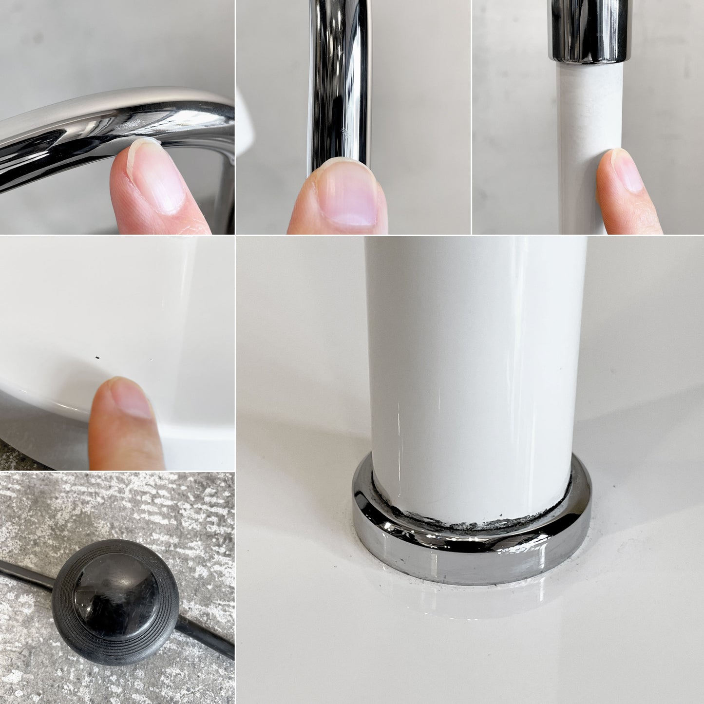 フリッツハンセン Fritz Hansen カイザーイデル KAISER IDELL フロアランプ 6580-F LUXUS ホワイト クリスチャン・デル Christian Dell デンマーク ■