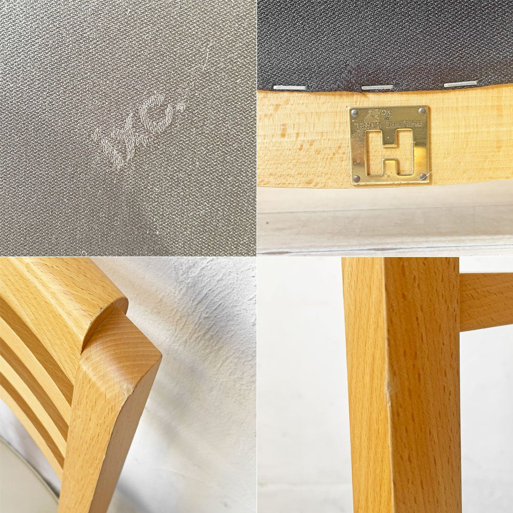 カッシーナイクスシー Cassina ixc. カジノ CASINO ダイニングチェア ビーチ材 レザーシート オフホワイト系 フィリップ・ユーレル Philippe Hurel B ★