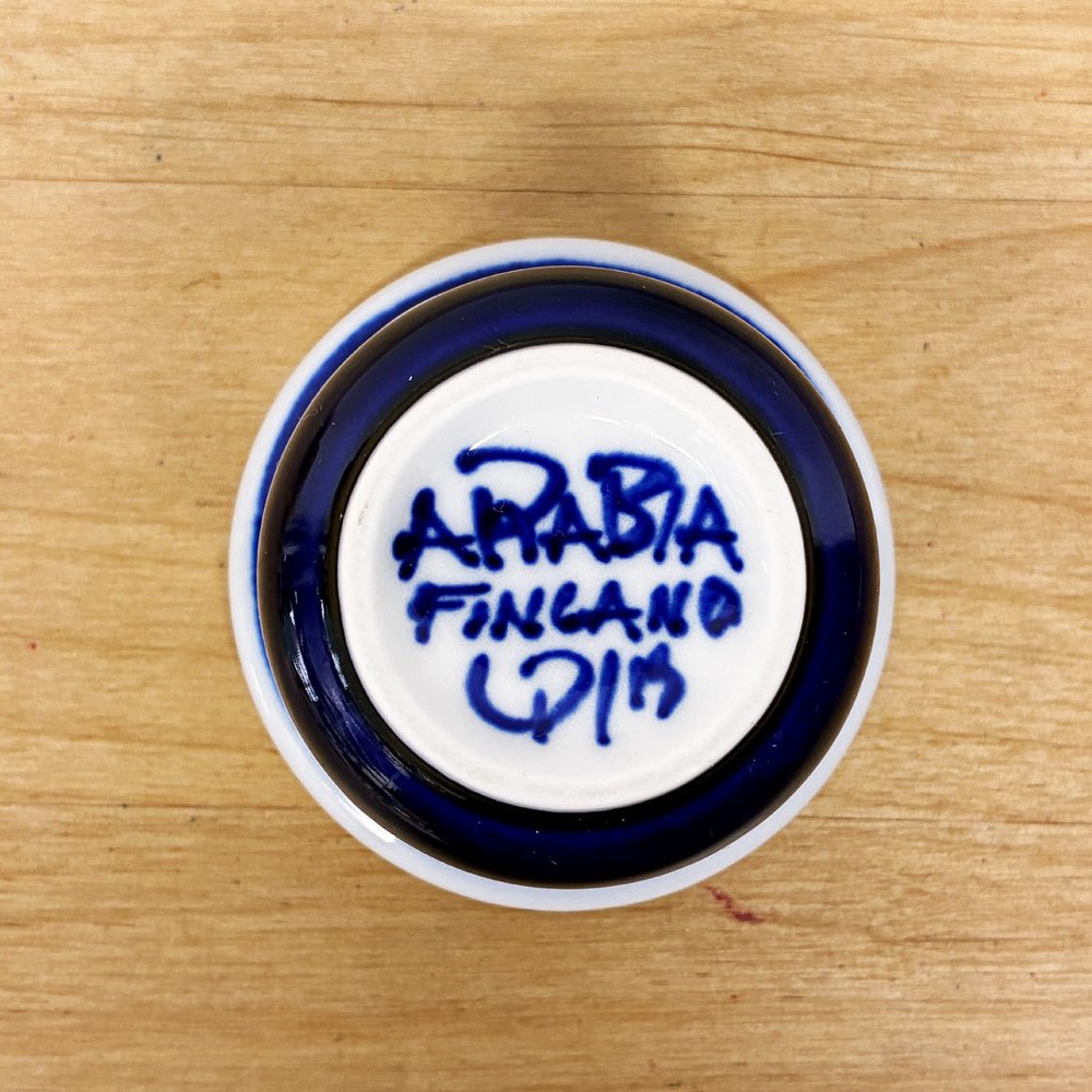 アラビア ARABIA バレンシア Valencia エッグカップ ウラ・プロコッペ Ulla Procope フィンランド ビンテージ 北欧食器 ◎