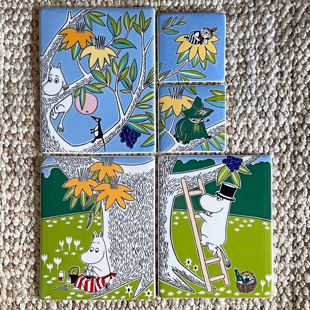アラビア ARABIA ムーミンデコツリー MOOMIN DECO TREE 陶板 プレート ムーミンママ トーベ・ヤンソン フィンランド 北欧食器 廃番 ■