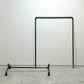 ダブルスタンダード W Standard ハンガーラック Hanger Rack HR-01BK キャスター付 ガス管 インダストリアルスタイル ●