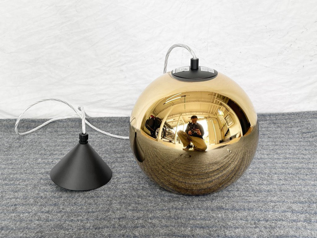 トムディクソン Tom Dixon コッパー Copper Round Pendant 25 ペンダントライト ブロンズ 箱付 定価￥70,180- 廃番 展示美品 ◇