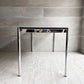 USMハラー USM Haller モジュラーファニチャー ハラーテーブル ワーキングデスク W150cm アジャスター パールグレーラミネート(ホワイト) 高さ調整機能付き スイス ♪