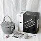 ストウブ STAUB ラウンドティーポット ROUND TEA POT ケトル 1.15L 茶こし付き 鋳物ホーロー製 グラファイトグレー IH対応 直火使用可 箱付き ◇
