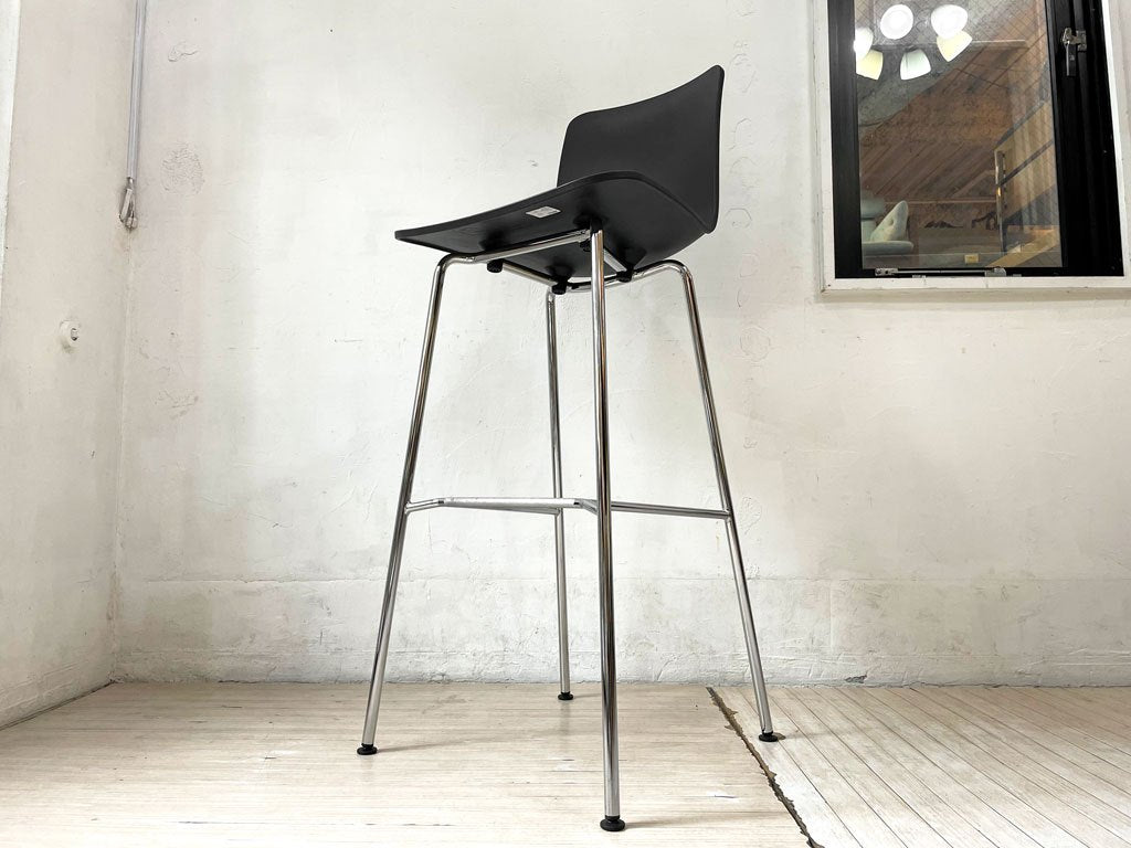 ヴィトラ Vitra ハル HAL RE スツール ハイ ジャスパー・モリソン Jasper Morrison バースツール カウンターチェア ディープブラック 定価￥66,000- ★