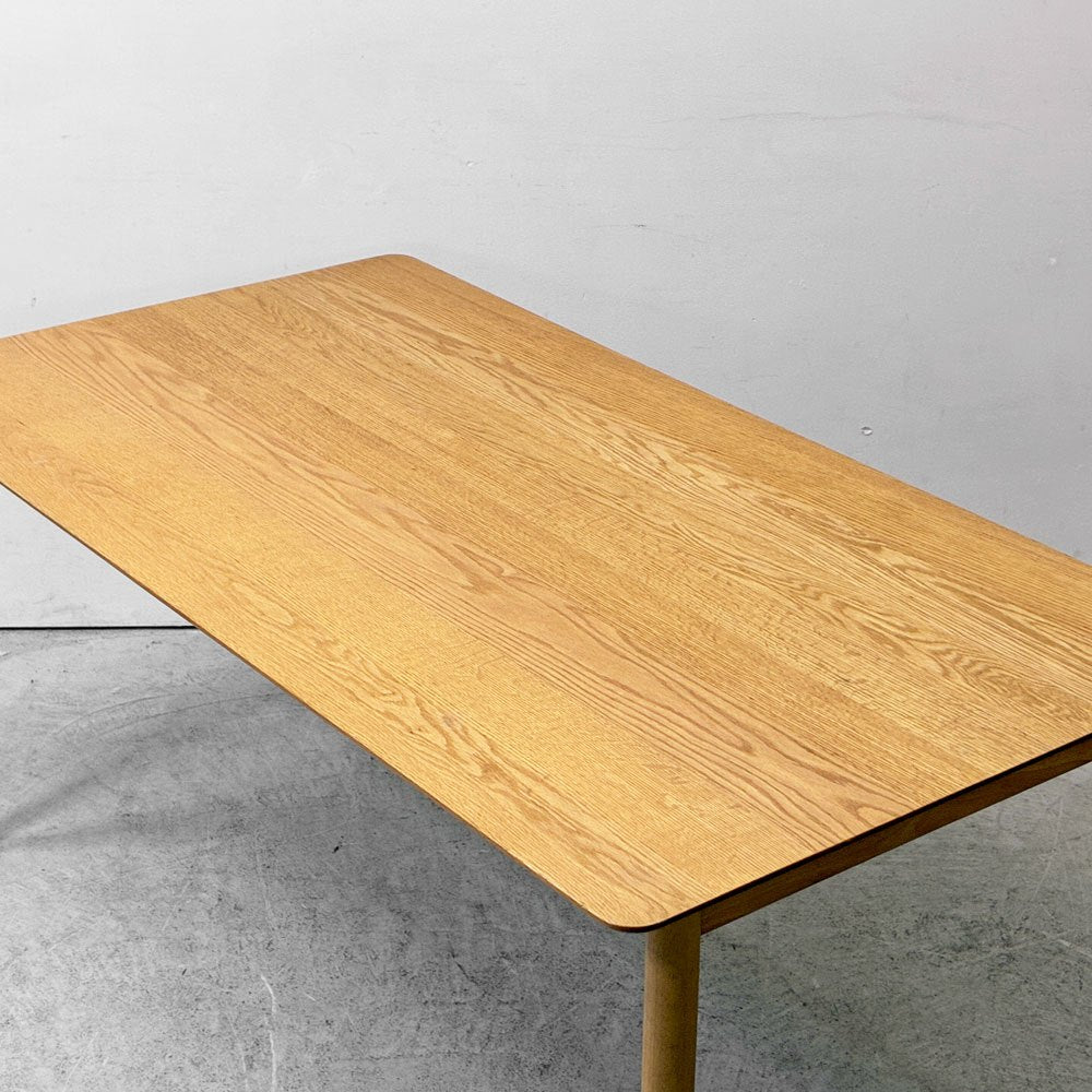 ケユカ KEYUCA カッセル KASSEL ダイニングテーブル オーク材 W150cm テーパードレッグ ナチュラルデザイン ●