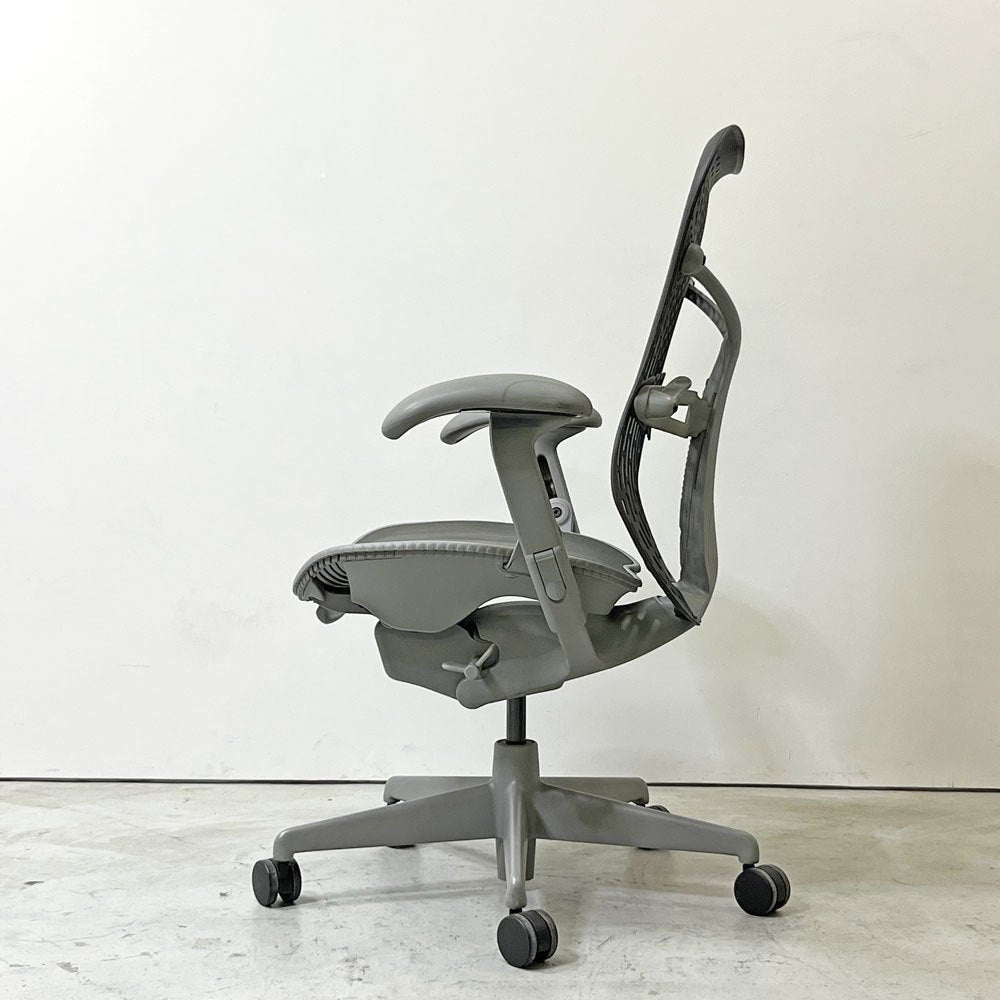 ハーマンミラー Herman Miller ミラチェア Mirra Chair オフィスチェア スタジオ7.5 Studio7.5 グレー 座面昇降 ●