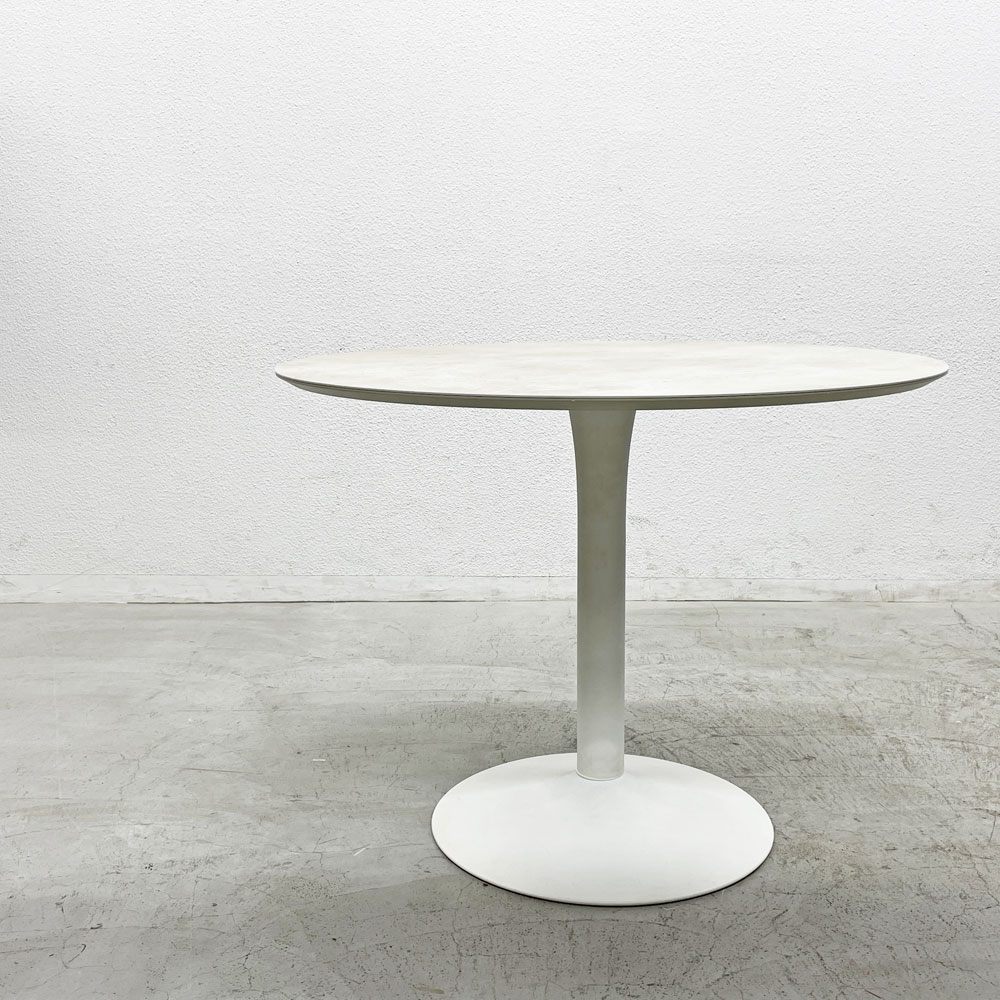 ボーコンセプト BoConcept ニューヨーク New York ダイニングテーブル ラウンド Φ99cm アッシュセラミック天板 モダンデザイン 〓