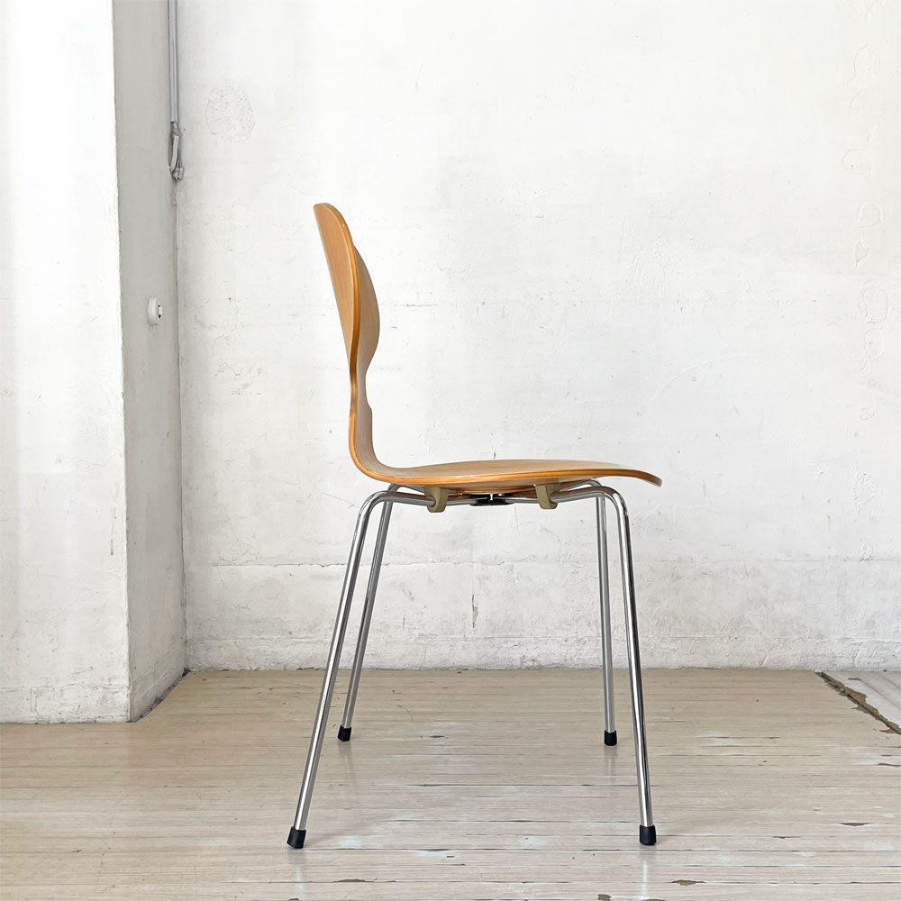 フリッツハンセン Fritz Hansen 3101 アリンコチェア アントチェア 4本脚 ナチュラルビーチ ラッカー仕上げ アルネ・ヤコブセン D ★