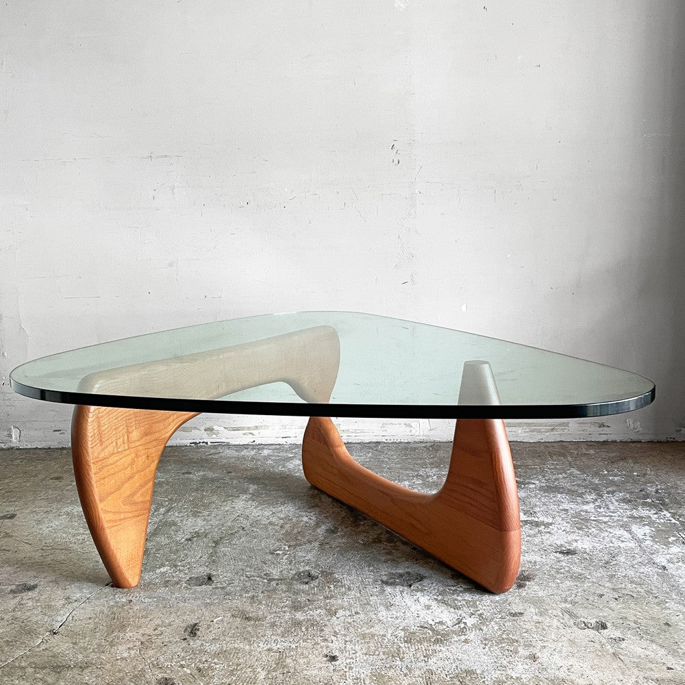 イサムノグチ Isamu Noguchi コーヒーテーブル Coffee Table ガラス天板 厚19mm リプロダクト品 デザイナーズ家具 名作 ■