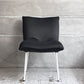 リーンロゼ ligneroset ロゼカラン ROSET Calin steel leg ダイニングチェア  ブラック×ホワイト キルティング スチールレッグ パスカル ムールグ フランス A ♪