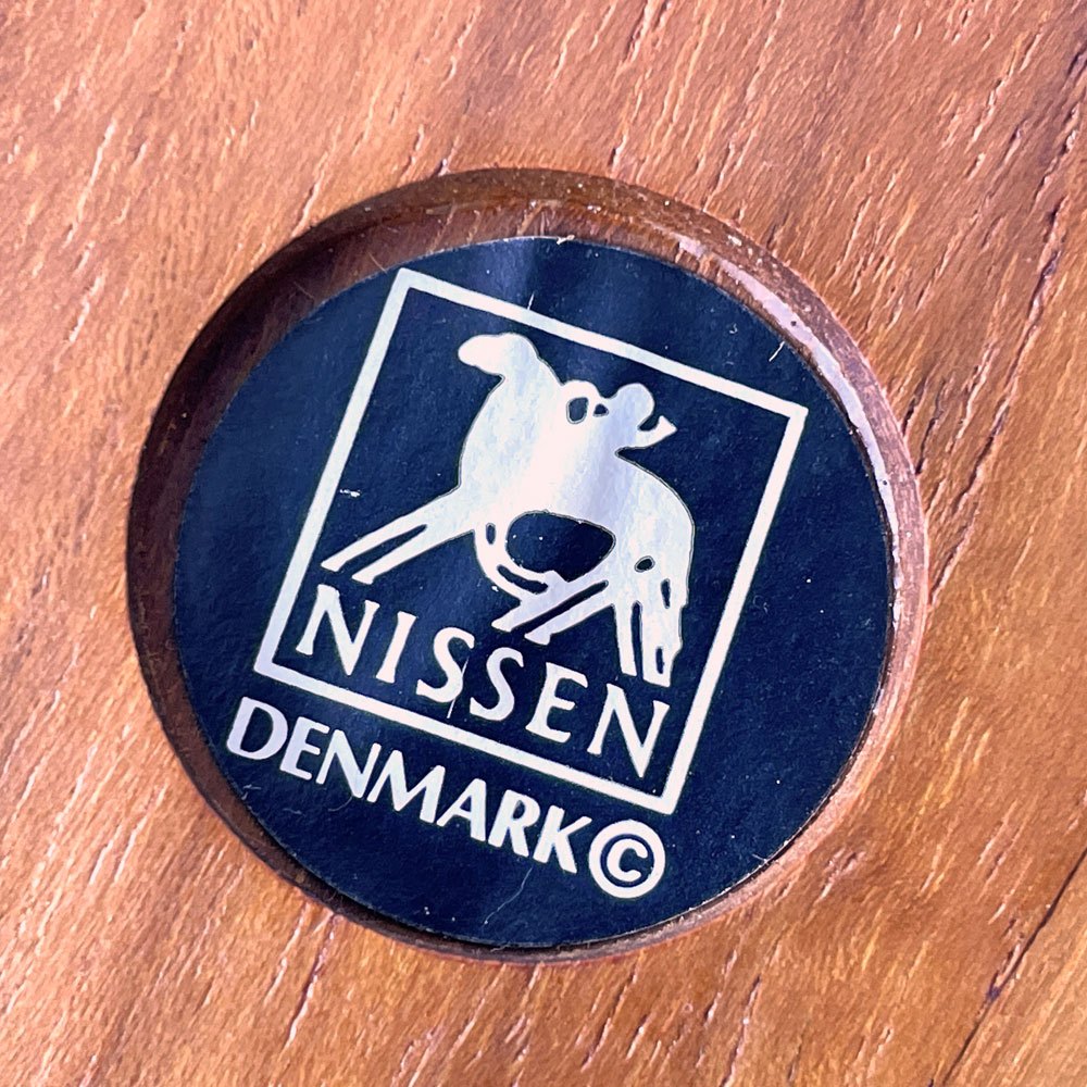 ニッセン NISSEN チーク無垢材 ボウル フルーツボウル W28.5 リチャードニッセン Richard Nissen 北欧 デンマーク  ビンテージ ◇