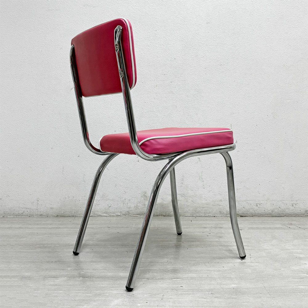 コカ・コーラ Coca Cola コークチェア Coke Chair PJ-105C ダイニング カフェチェア 50sビンテージスタイル 店舗什器 US B ●