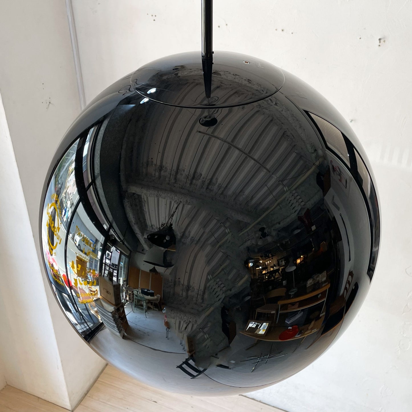 トムディクソン Tom Dixon コッパー ラウンド ペンダントライト 45 Copper Round Pendant ブラック色 廃番 定価113,000円 ★