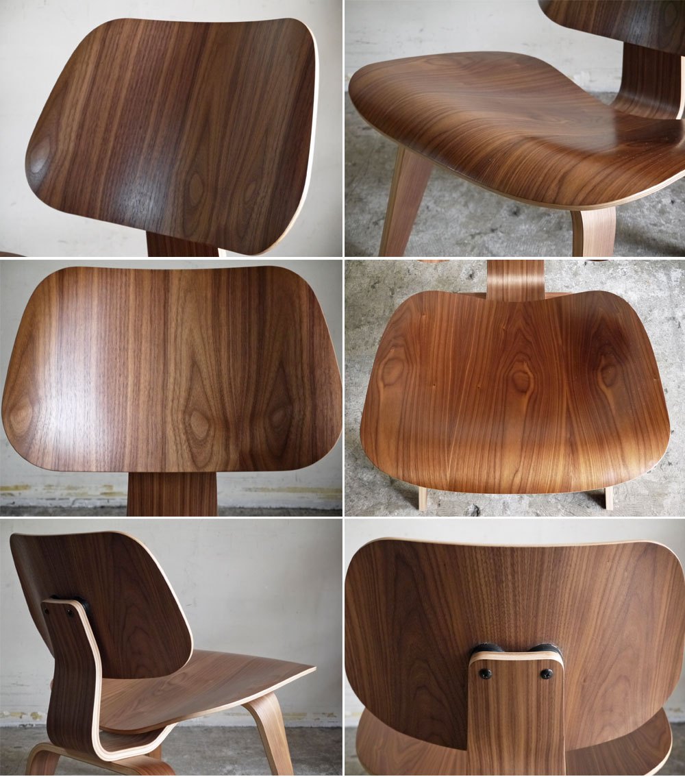 LCW ラウンジチェア ウッドレッグ Molded Plywood Lounge Chair ウォールナット ■