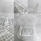 ノル Knoll 420 サイドチェア ワイヤーチェア ホワイト ハリー・ベルトイア Harry Bertoia ミッドセンチュリー ビンテージ 名作椅子 ●