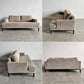 j.s.F ジャーナルスタンダードファニチャー journal standard Furniture ジェーエフケー JFK 2p ソファ W1700 + 別売 オットマン スツール 付き USビンテージスタイル ミッドセンチュリーモダンテイスト 二人掛け 合計参考価格235,400円の品 A 〓