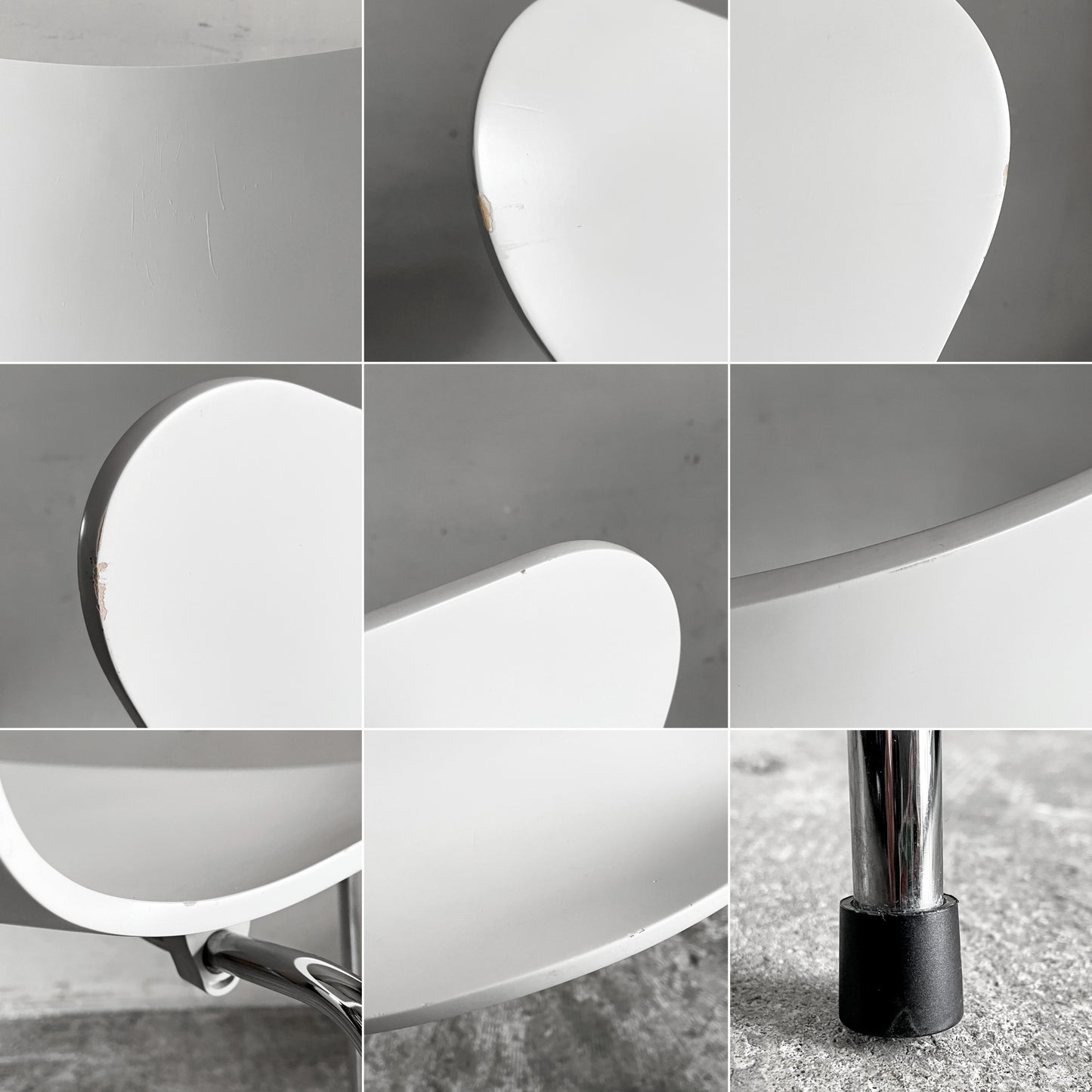 フリッツハンセン Fritz Hansen 3107 セブンチェア ラッカー仕上げ ホワイト スタッキング アルネ・ヤコブセン デンマーク 北欧家具 ■