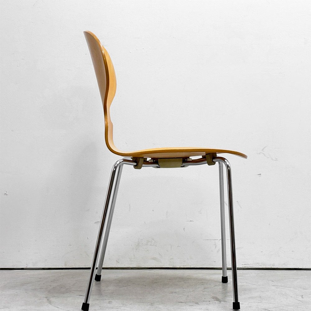 フリッツハンセン Fritz Hansen 3101 アリンコチェア アントチェア 4本脚 ナチュラルビーチ ラッカー仕上げ アルネ・ヤコブセン F ●