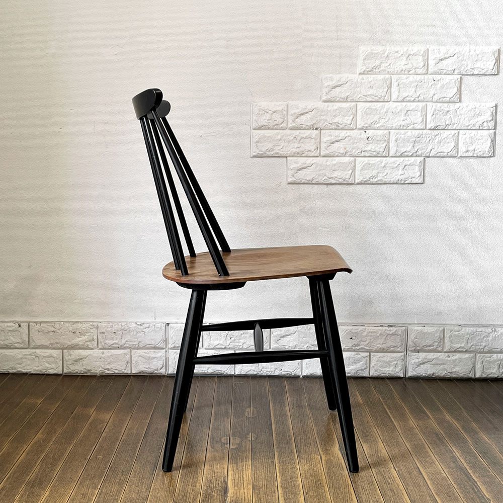 アスコ ASKO ファネットチェア Fanett chair イルマリ・タピオヴァーラ ダイニングチェア チーク材 50～60年代 フィンランド製 北欧ビンテージ 名作 ◎