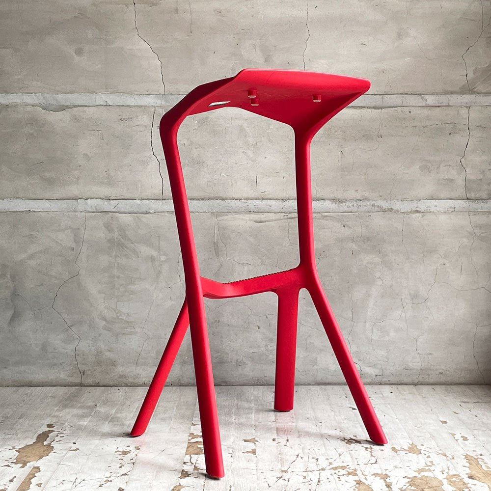 プランク PLANK ミウラスツール MIURA stool ハイスツール スタッキング レッド コンスタンチン･グルチッチ 定価￥44,000-  ♪