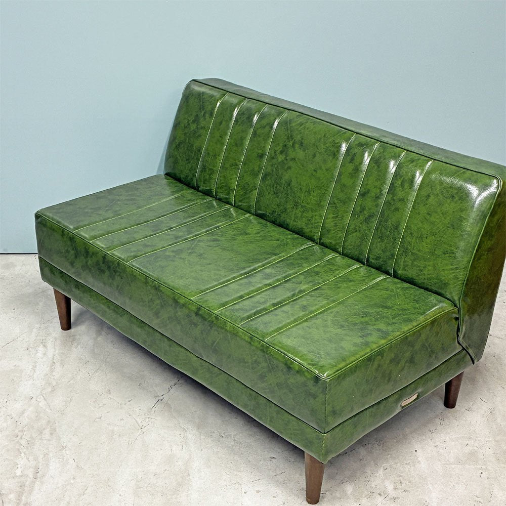 ニコアンド niko and... クラシック ダイナー CLASSIC DINER ベンチ ソファ BENCH SOFA グリーン PVCレザー LDスタイル ◎