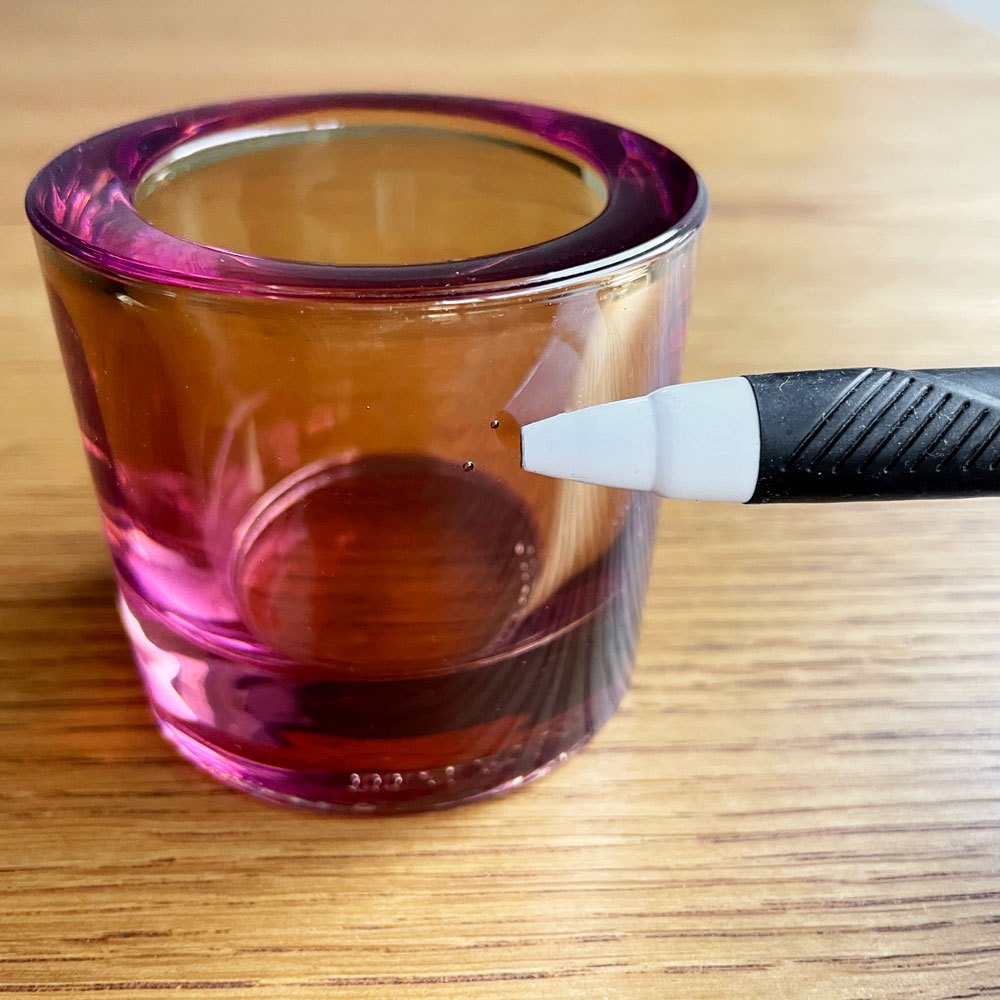 イッタラ iittala マリメッコ marimekko キビ kivi キャンドルホルダー ローズオリーブ 60mm ヘイッキ・オルヴォラ フィンランド  廃番カラー ♪
