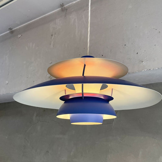 ルイスポールセン Louis Poulsen PH5 ペンダントライト ブルー ポール・ヘニングセン Poul Henningsen 北欧 デンマーク 名作照明 ♪