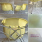 ハーマンミラー Herman Miller アームシェルチェア ポリプロピレン エッフェルベース ペールイエロー PALE YELLOW イームズ C&R ミッドセンチュリー 廃番カラー♪
