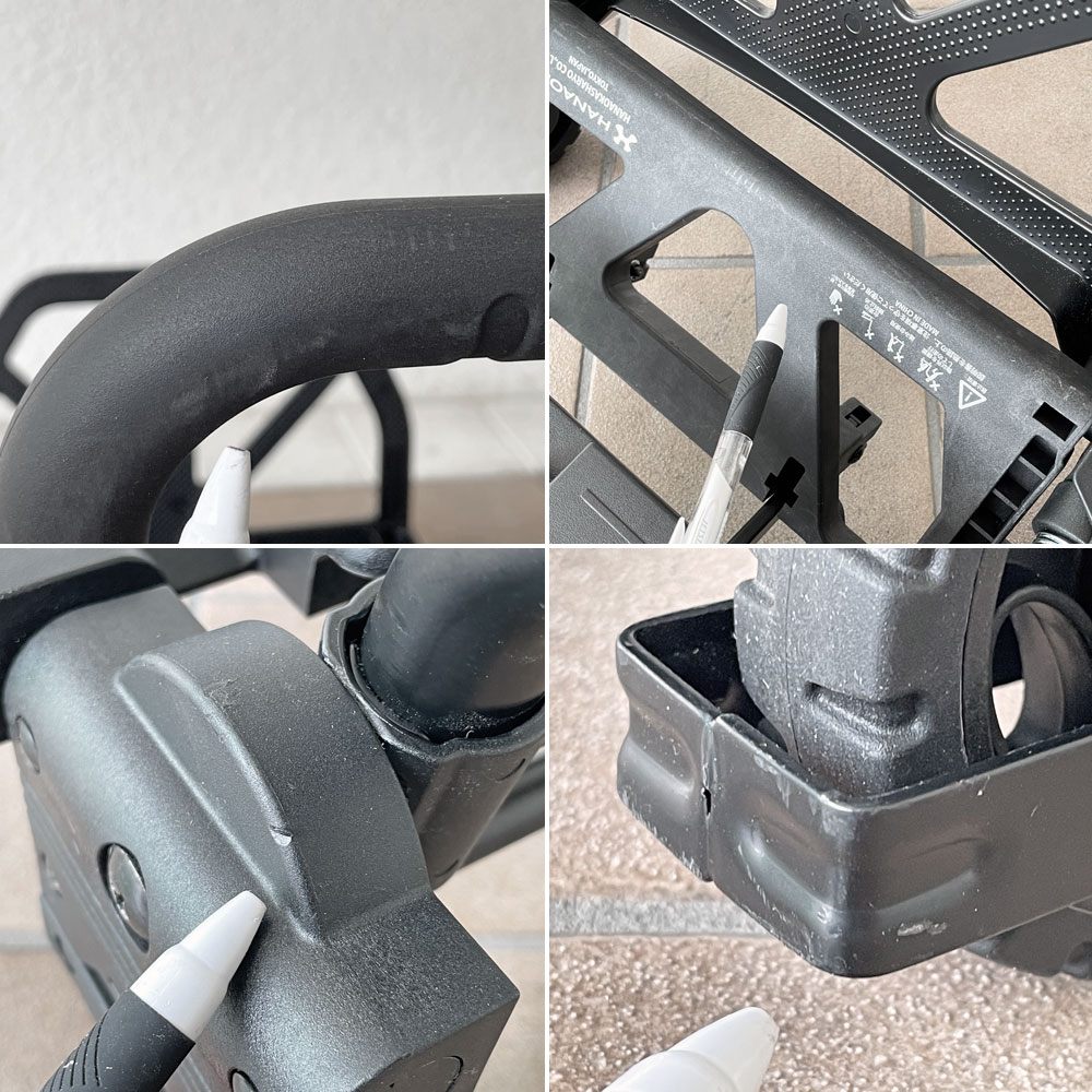 花岡車輌 フラットカート FLAT CART 2×4 キャリーカート 手押し台車 ブラック 折り畳み式 二輪 四輪 最大耐荷重120kg ゴムタイヤ ◇