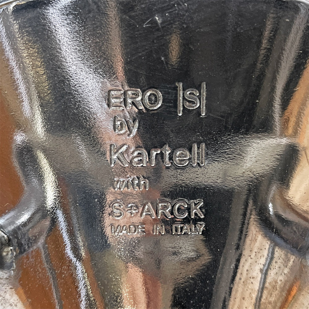 カルテル Kartell エロエス ERO S ダイニングチェア ブラック 4本脚 フィリップ・スタルク スペースエイジ イタリア 参考定価￥93,400- ●
