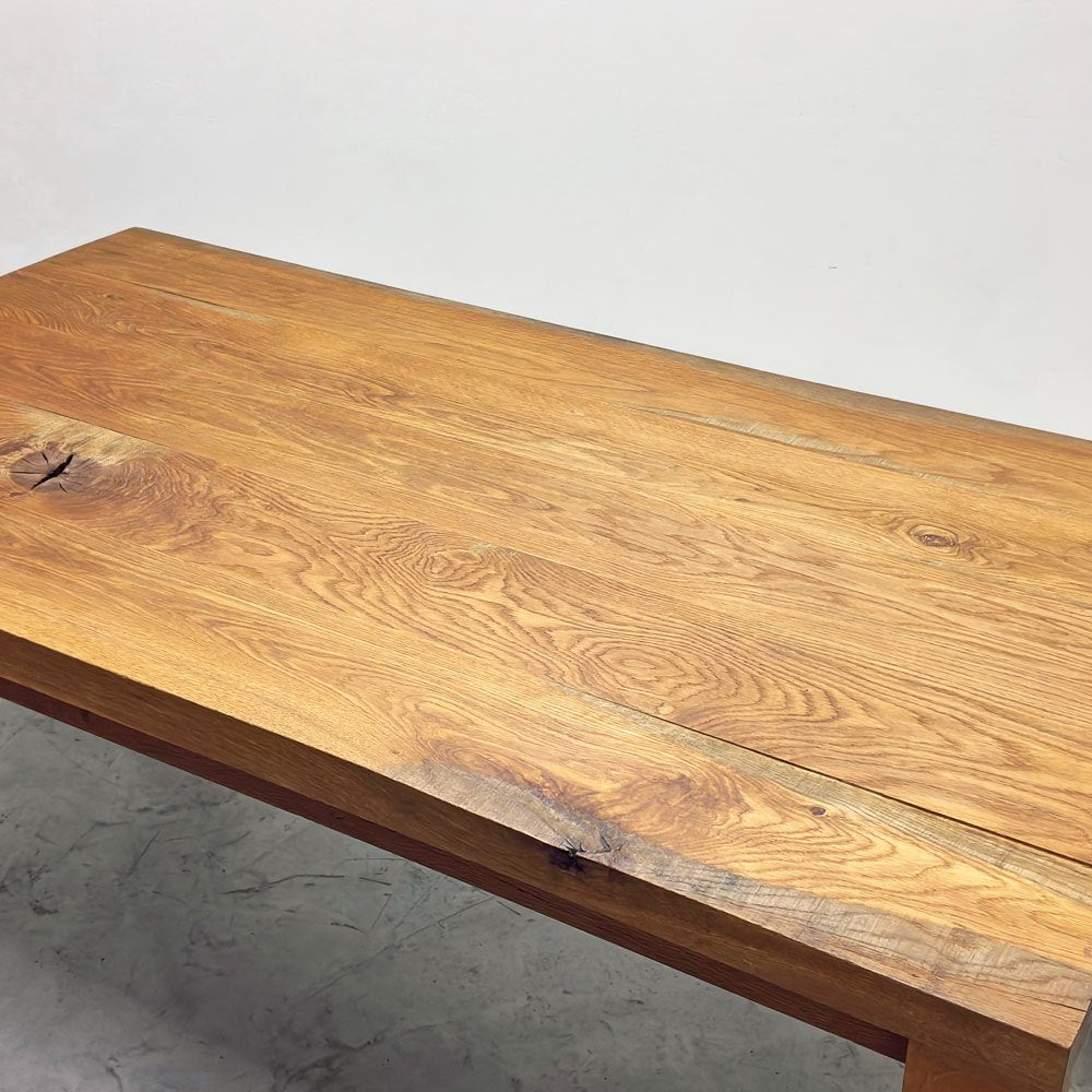 トラックファニチャー TRUCK FURNITURE OAK TABLE ダイニングテーブル ホワイトオーク無垢材 W160cm オーダーサイズ ●