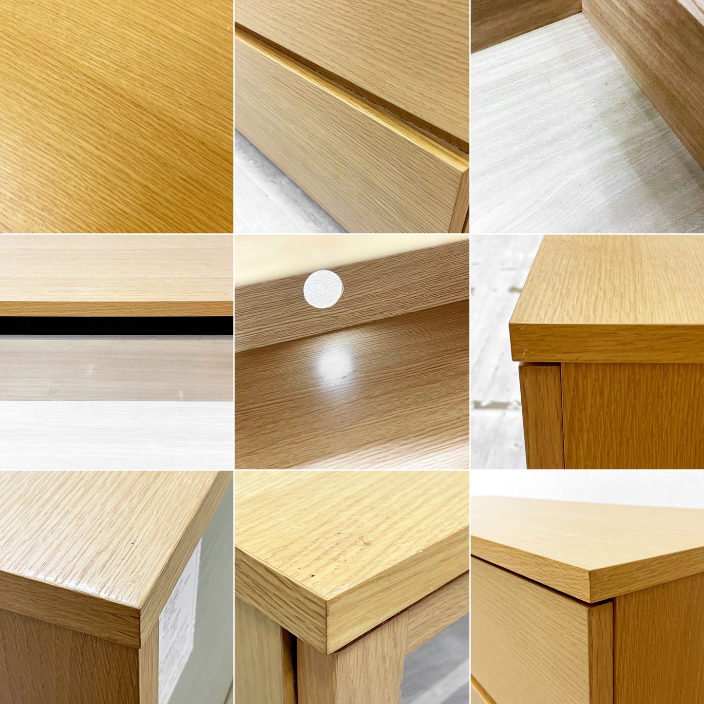 無印良品 MUJI AVボード AVラック 引出し付 オーク材 W110cm ナチュラル シンプル ●