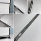ユーエスエムハラー USMハラー USM Haller キャビネット シェルフ 1列5段 ドロップダウンドア ×2 ホワイト W77×D37×H179cm ◎