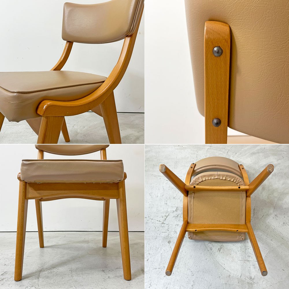 ベン サイドチェア Ben Side Chair ダイニングチェア 曲木 Sazaby購入品 英国ミッドセンチュリースタイル B ●