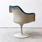 ノル Knoll ビンテージ チューリップ アームチェア ダイニング エーロ・サーリネン Eero Saarinen FRP ファブリック張込み スペースエイジ ミッドセンチュリー A ●