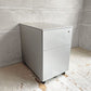 カッシーナ Cassina ixc. AFドロワー AF DRAWER デスクキャビネット ワゴン 鍵付き トレー付属 キャスターロック機能付き イタリア ミニマルデザイン A ♪