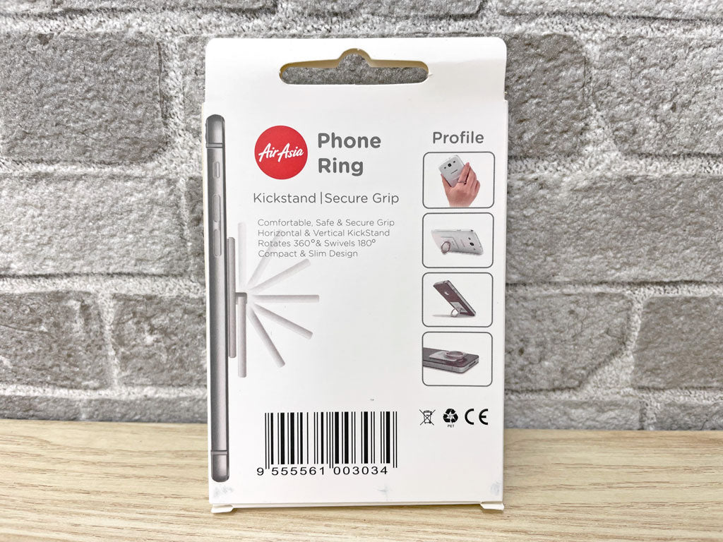 エアアジア Air Asia フォンリング Phone ring キックスタンド セキュアグリップ 50個セット 機内販売 限定品 まとめ売り ●