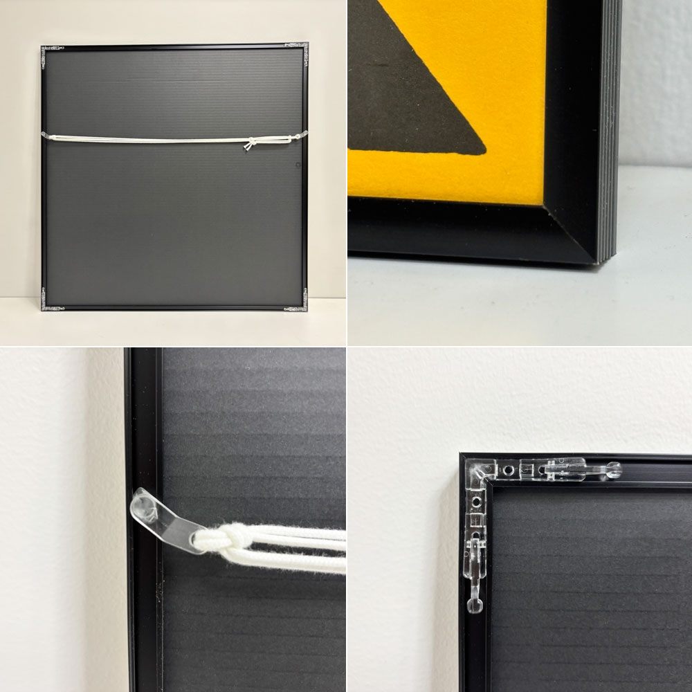 ドナルド・ジャッド Donald Judd 展覧会ポスター レオ・キャステリ・ギャラリー LEO CASTELLI GALLERY 1966年 アメリカ ミニマルアート 現代美術 額装品 ●