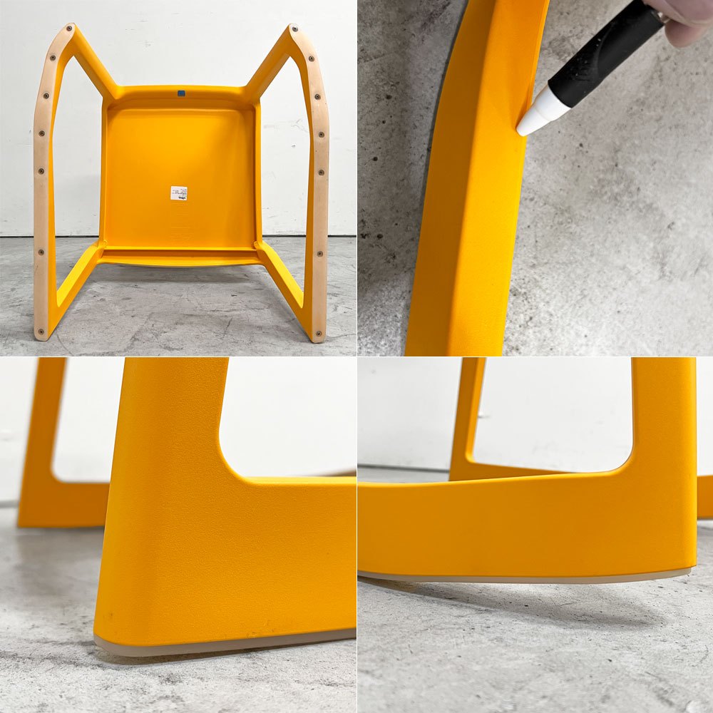 ヴィトラ Vitra ティプトン Tip Ton ワークチェア ダイニングチェア デスクチェア マンゴー スタッキング チルト機能 定価￥40.700- ●