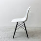ハーマンミラー HermanMiller サイドシェルチェア ドゥエルレッグ DSW アルパイン × エボニー ポリプロピレン製 イームズ ミッドセンチュリー C ●