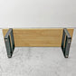 かなでもの KANADEMONO THE TV BOARD LOW TABLE ラバーウッド無垢材 × Black Steel w120cm ナチュラル ●