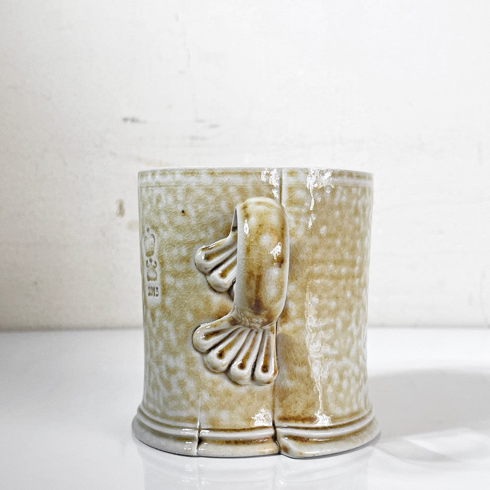 スティーブ・ハリソン Steve Harrison マグカップ ベージュ系 ソルトグレーズ ARTS&SCIENCE取扱 2015年 希少 現代作家 ■