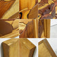 あさのたかを デザインオフィス 木壁画 ウサギの合奏会 ウッドアート 組木絵画 彫刻絵画 125x100cm あさのたかを 現代作家 ●
