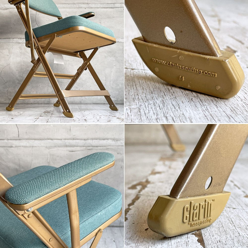 クラリン CLARIN フォールディングアームチェア FOLDING CHAIR WITH ARM フルクッション 折畳み US 米国 P.F.S.取扱 ♪