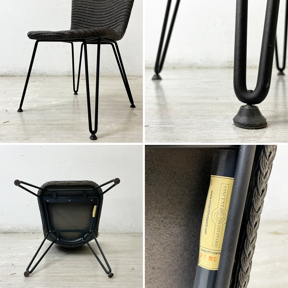 ヴィンセントシェパード VINCENT SHEPPARD クリスティーチェア CHRISTY CHAIR-BK アスプルンド取扱 ベルギー A ●